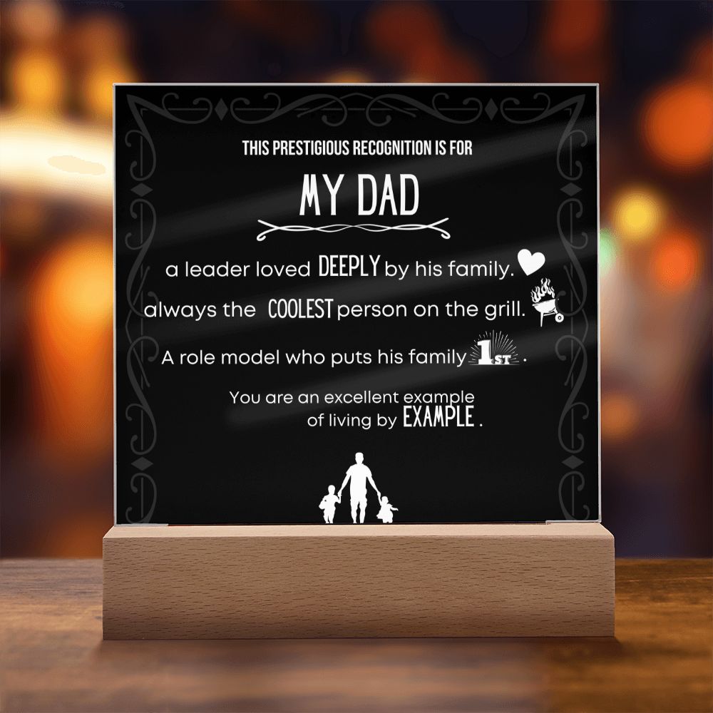 Best Dad Plaque Hug